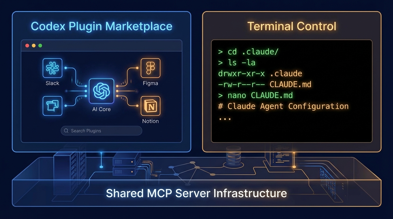 Codex 플러그인 vs Claude Code .claude/ 폴더: 팀 워크플로우 에이전트 실전 선택 가이드