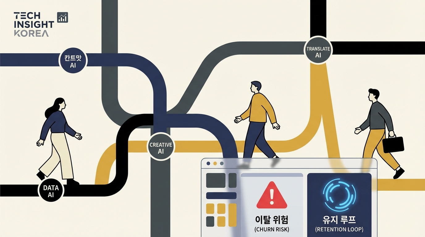 환승 시대의 이탈방어: 락인이 아니라 ‘재구매 시스템’이 성장 레버가 된다