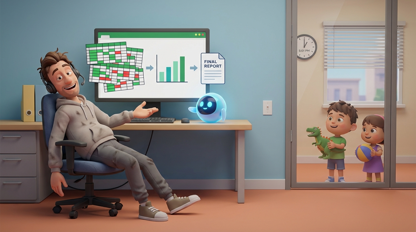 문과생 아빠의 엑셀 코딩 썰과 제미나이 '환승 치트키'로 칼퇴하는 법