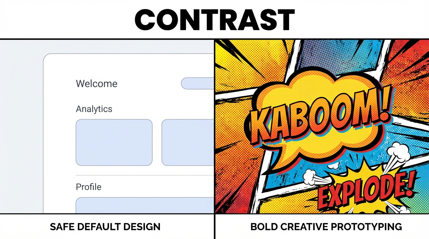 지루한 UI를 부수는 법: AI 시대의 프로토타이핑 철학